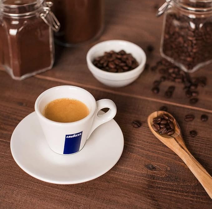 Lavazza Roasted Coffee Beans, Crema E Aroma, 2.20 lbs (Pack of 6)