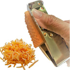 Grater Guard for Cutting Vegetables/Grating with Mandoline Slicer, Stainless Steel Protector for Food, Dishwasher Safe Finger Guard