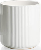 getstar Large Utensil Holder for Kitchen Counter, 5.6" Vintage Ceramic Utensils Crocks Utensil Organizer for Spatula Farmhouse Kitchen Decor