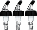 3 Pack Measured Liquor Pour Spout, Liquor Bottle Pourers, Measure Pour Spout for Liquor Bottles, Bottle Pourers for Alcohol, Shot Pourer Cocktail Liquor Dispenser Bar Bartending Tool -1oz/30ml