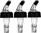 3 Pack Measured Liquor Pour Spout, Liquor Bottle Pourers, Measure Pour Spout for Liquor Bottles, Bottle Pourers for Alcohol, Shot Pourer Cocktail Liquor Dispenser Bar Bartending Tool -1oz/30ml