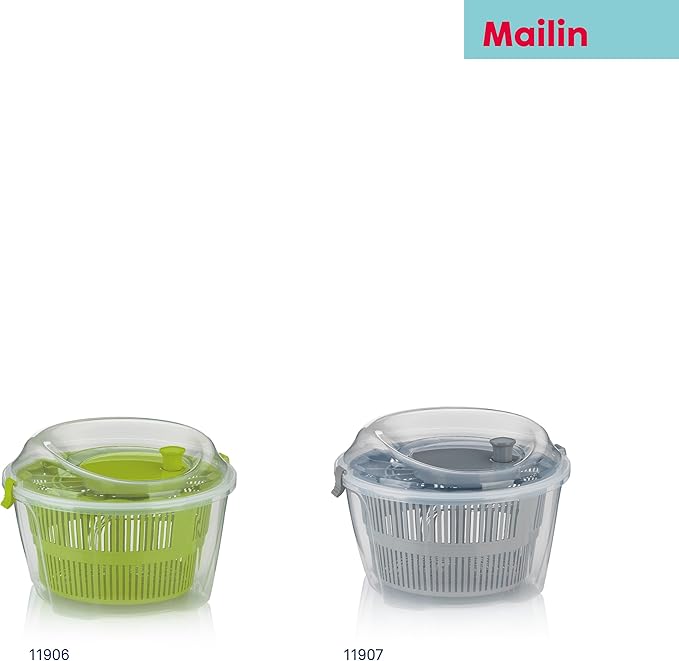 Kela "Mailin Salad Spinner, Plastic, Green, 4.4 Litre
