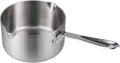IMEEA Milk Butter Warmer Mini Butter Melting Pot Coffee Maker with Dual Pour Spout 18/10 Tri-Ply Stainless Steel (20oz/600ml)