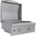 Blaze LTE+ 30-Inch Propane Gas Griddle with Lift-Assist Hood | Dual 15,000 BTU Burners | 8mm Reinforced Griddle Surface | Front Grease Management | Stainless Steel Construction BLZ-GRIDDLE-LTE3-LP