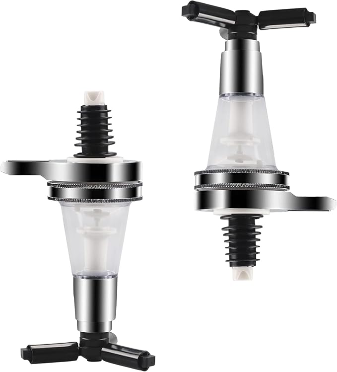 Optic Liquor Dispenser 1oz 30ml Bar Tool for Wine Cocktails Liquor, Drink Pourer Bartending Tool，Perfect for Pouring and Measuring Spirits at Home or Pubs, Set of 2