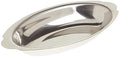 Winco Stainless Steel Oval Au Gratin Dish, 12-Ounce