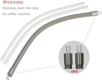 Stainless Steel Milk tube HP3 Suitable for JURA coffee machines E8/S8/Z6/Z10/J6/Z8/X8/GIGA X3/X3c/X8/X8c Professional (Gen. II) milk system