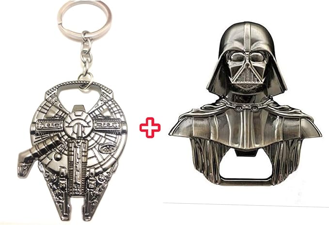 2 Pcs Star Wars Bottle Wine Opener Bottle Zinc Alloy Black Knight Darth Vader Outdoor Tool - Wine Bottle Opener Kitchen Tools for Souvenirs Kitchen Tools for Souvenirs & Gift