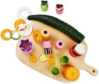 11Pcs Vegetable Cutter Shapes Set Mini Cookie & Fruit & Pie Stamps Mold Stainless Steel Mini Cookie Cutters Mini Food Cutters for Kids Baking and Food Supplement Tools Accessories Christmas Gift
