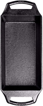 Lodge Cast Iron Loaf Pan - 8.5 x 4.5 Inch PFAS-Free Bread Baking Pan - Naturally Seasoned Cast Iron Bakeware for Sourdough, Meatloaf, Breads, and More - Made in the USA - 3 Pack