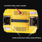 Electric Garlic Root Stem Cutter, Double Head Garlic Top Tails Remover Machine, Cut Beard and Roots