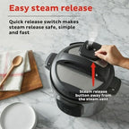 Instant Pot 8Qt Chef Series – 8 in-1 Multi-Cooker: Pressure, Slow, Rice & More – Easy Meals Fast