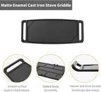 19.1 In AEB72914211 Griddle Replacement Parts for LG Gas Stove Parts Top Cast Iron Center Burner Griddle AEB72914208 AEB72914204 LDG4313ST LG Gas Range Cooktop Griddle Plate Flat Top Pan 1Pcs