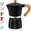 3 Cup Aluminum Espresso Stovetop Moka Pot Express Coffee Maker Percolator Italian Classic Mocha Coffee Machine for Italian and Cuban Cafe Brewing for Home & Camping 150ml 5oz