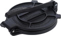Victoria 8 Inches Cast Iron Tortilla Press, Roti Maker and Tortilladora, Pataconera Seasoned with Flaxseed Oil, Made in Colombia, Traditional Style, Black