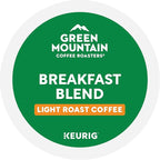 Green Mountain Coffee Roasters Breakfast Blend Single-Serve Keurig K-Cup Pods, Light Roast Coffee, 48 Count