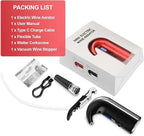 Electric Wine Aerator Dispenser Set – Automatic Wine Decanter & Pourer with LED Display, 200ml Smart Pour Control, Rechargeable Wine Pump & Stopper, Perfect Christmas Gifts for Wine Lovers