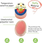 Lasubst Egg Timer for Boiling Eggs that Changes Color When Done, Tricolor, Pack of 2