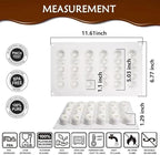 3D Long Strip Flower Shape Eclair Silicone Baking Mold for Mousse Cake,French Dessert Mold for Pastry Chocolate DIY Decoration(6 Cavity)