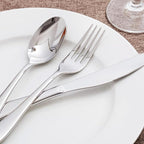 KINGSTONE 30-Piece Silverware Set for 6,18/10 Premium Stainless Steel Flatware Set, for Home, Restaurant, Wedding and Party Use,Mirror-Polished Cutlery Set, Dishwasher Safe