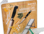 ARD Culinary Knife Cuts 3D Visual Model Set II, an educational precision knife skills with 3D templates and guides