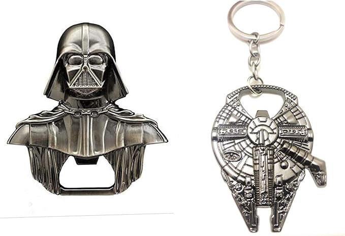 2 Pcs Star Wars Bottle Wine Opener Bottle Zinc Alloy Black Knight Darth Vader Outdoor Tool - Wine Bottle Opener Kitchen Tools for Souvenirs Kitchen Tools for Souvenirs & Gift