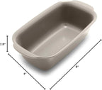 GreenPan Premiere Ovenware Healthy Ceramic Nonstick 1 lb. Loaf Baking Pan, PFAS-Free, Warp-Free Bakeware, Durable Quick Heating, Oven & Broiler Safe to 600F, Dishwasher Safe, Taupe