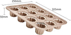 Popover Pans Nonstick 12 Popover Pan for Baking Yorkshire Muffin Puddings Cake Quiches Cupcake Mold Bakeware for Oven Baking Champagne