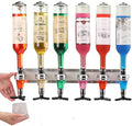 ECUTEE Wall Mounted 6-Bottle Liquor Dispenser Wine Dispenser Machine Bar Butler Drinking Pourer Home Bar Tools for Beer, Soda, Coke and Fizzy ect