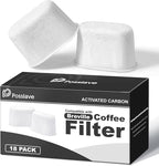 18-Pack Charcoal Water Filters Compatible with Breville BWF100 Machines, Breville Espresso Machine Water Filter Replacements