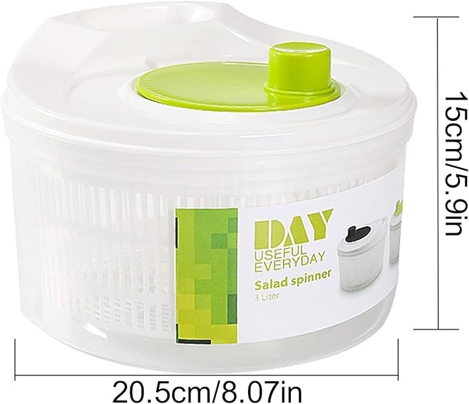 Fruit Spinner – Multifunctional Salad-Spinner | Fruit Washer & Dryer Spinner | Small Lettuce Spinner-Bowl | Manual Vegetable Cleaner For Draining Greens, Fruits And Vegetables, Home Kitchen Food Prep