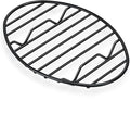 Oval Roasting Rack with Integrated Feet, Non-Stick Coating, Baking Rack Easy to Clean for Cooking, Roasting, Drying, Grilling 10 * 6.5'' inches Black