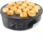 Electric Takoyaki Machine,18 Holes Temperature Control,750W Non-stick Kitchens,for Making Takoyaki Donut Holes & Cake Pops