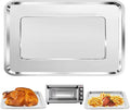 Convection Toaster Oven Replacement Parts for BLACK DECKER 8 Slice Extra Wide Convection Toaster Oven, 14.6×8.8 IN Food Grade Grill Pan Plate Rack Tray Crisper Plate Accessories