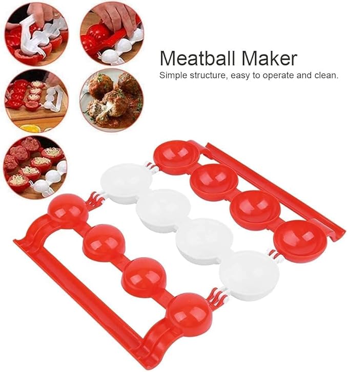 Meatball Maker, 2 PCS Meat Balls Fish Balls Kitchen Homemade Stuffed Meatballs Maker Home Cooking Tools Kitchen Accessories DIY Cooking Tools