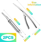 2 Pack Stainless Steel Shrimp Peeler and Deveiner Tool, Multifunctional Shrimp Cleaner Knife for Effortless Seafood Prep, Professional Shrimp Cleaning Gadget for Home Kitchen