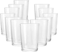 Bormioli Rocco Bodega Collection Glassware – Set Of 12 Maxi 17 Ounce Drinking Glasses For Water, Beverages & Cocktails – 17oz Clear Tempered Glass Tumblers, Transparent