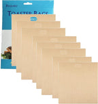8 Pack Toaster Bags Nonstick Reusable Easy to Clean for Grilled Cheese Sandwiches Toast Bread Snacks (8)