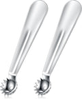Baderke 2 Pcs Tomato Stem Corer Strawberry Baller Stainless Steel Strawberry Huller Tool Fruit Vegetable Stem Remover
