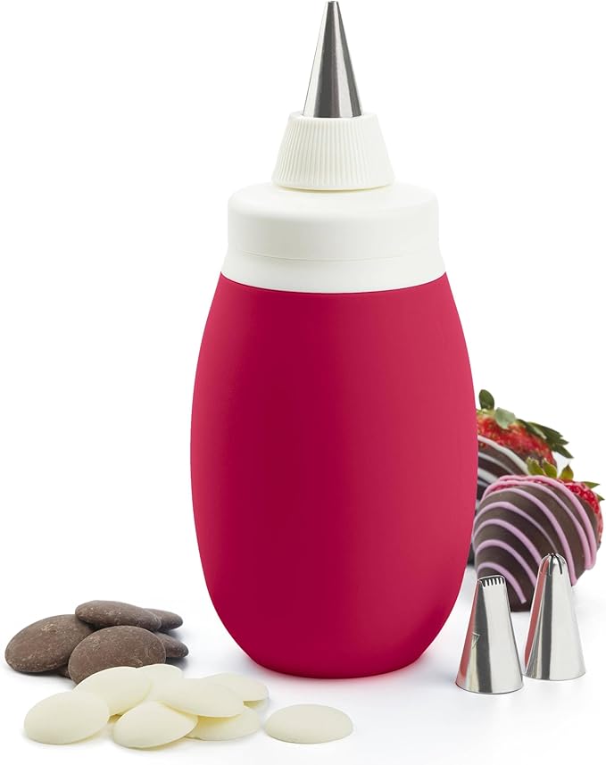 PREPWORKS Kitchen Tool Decorating Set, 1 Count, Red