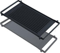 Allstare WB31X24998 WB31X24738 Griddle Replacement Parts for GE Stove Top Parts JXGRILL1 General Electric Gas Range Reversible Cast Iron Center Griddle Plate Flat Top Pan 1 Pack