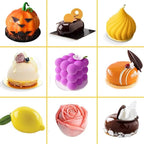 3D Ball Shape Sphere Silicone Molds,Baking Mold for Mousse Cake,Silicone Mold for Baking Cakes, French Dessert for Pastry Chocolate,Soap and Ice Cream