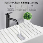 Extral Large Stone Dish Drying Mats for Kitchen Counter, 28"(L)×16"(W), Collapsible Quick Drying Dish Mats, Eco-Friendly Absorbent Diatomaceous Earth Mat for Dishes Cups Bottles, Match Any Countertop