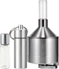 Silver Spice Grinder - Manual Spice Grinder for Home Kitchen Use