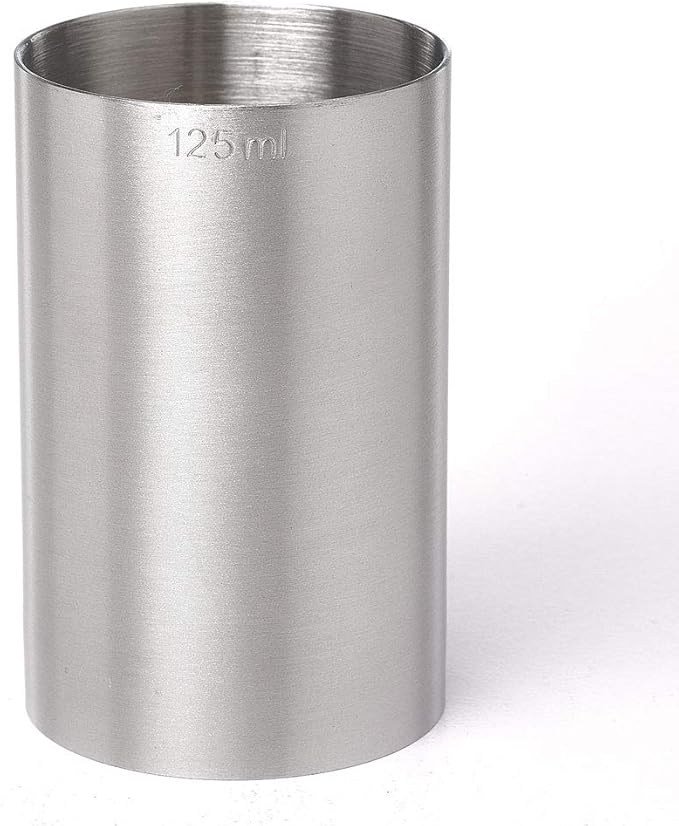 Barfly Unisex Adult Seamless Thimble Measure, Stainless Steel, 125 Ml US
