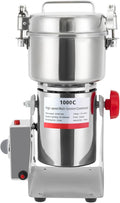 Electric Grain Mill Grinder, 1000g/2.2 lbs High-speed 30000r/min Food Grinder, 110V 3600W Countertop Grain Mill for Dry Spice Herbs Grains Coffee Rice Pepper (1000g)