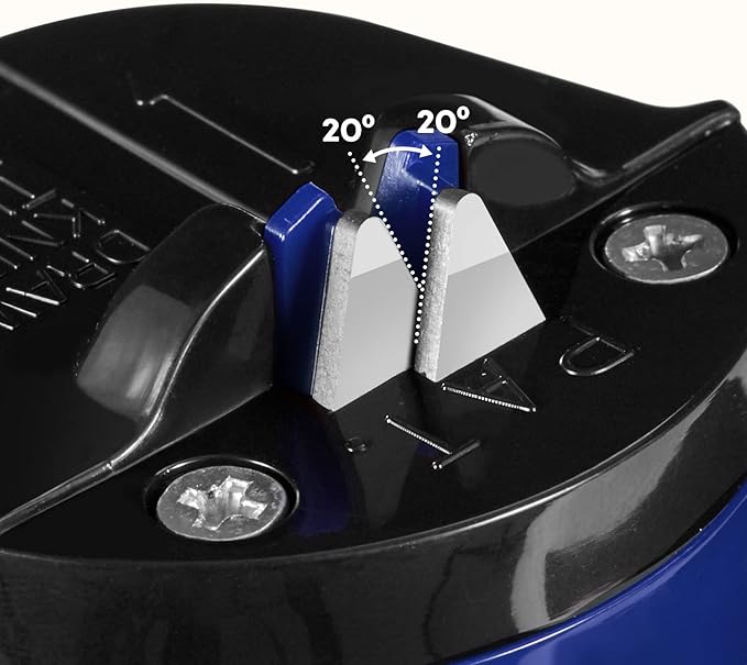 Knife Sharpeners for Kitchen Knives - Pocket Knife Sharpener Tool - Cuchillos para cocina - Kitchen Knife Sharpener with suction cup - Blade Sharpener - Small Knife Sharpening Kit