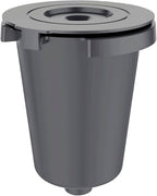 Cuisinart SS-RFC HomeBarista Reusable Filter Cup – Brew Coffee or Tea and Drop Wasteful Plastic from Single-Serve Pods with Sustainable Coffee Accessories, Gray