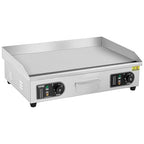 VEVOR Upgraded Commercial Electric Griddle, 2800W Stainless Steel Countertop Flat Top Grill, 26'' Griddle Grill with 2 Shovels and 2 Brushes, 122℉-572 ℉ Adjustable Temp, for Home Restaurant(No Plug)