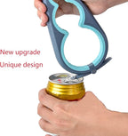 Bottle Opener for Arthritic Hand,Jar Opener for Old People, Children, Women, Those with Weak Hands,Multifunctional Kitchen Gadgets (02-Blue)